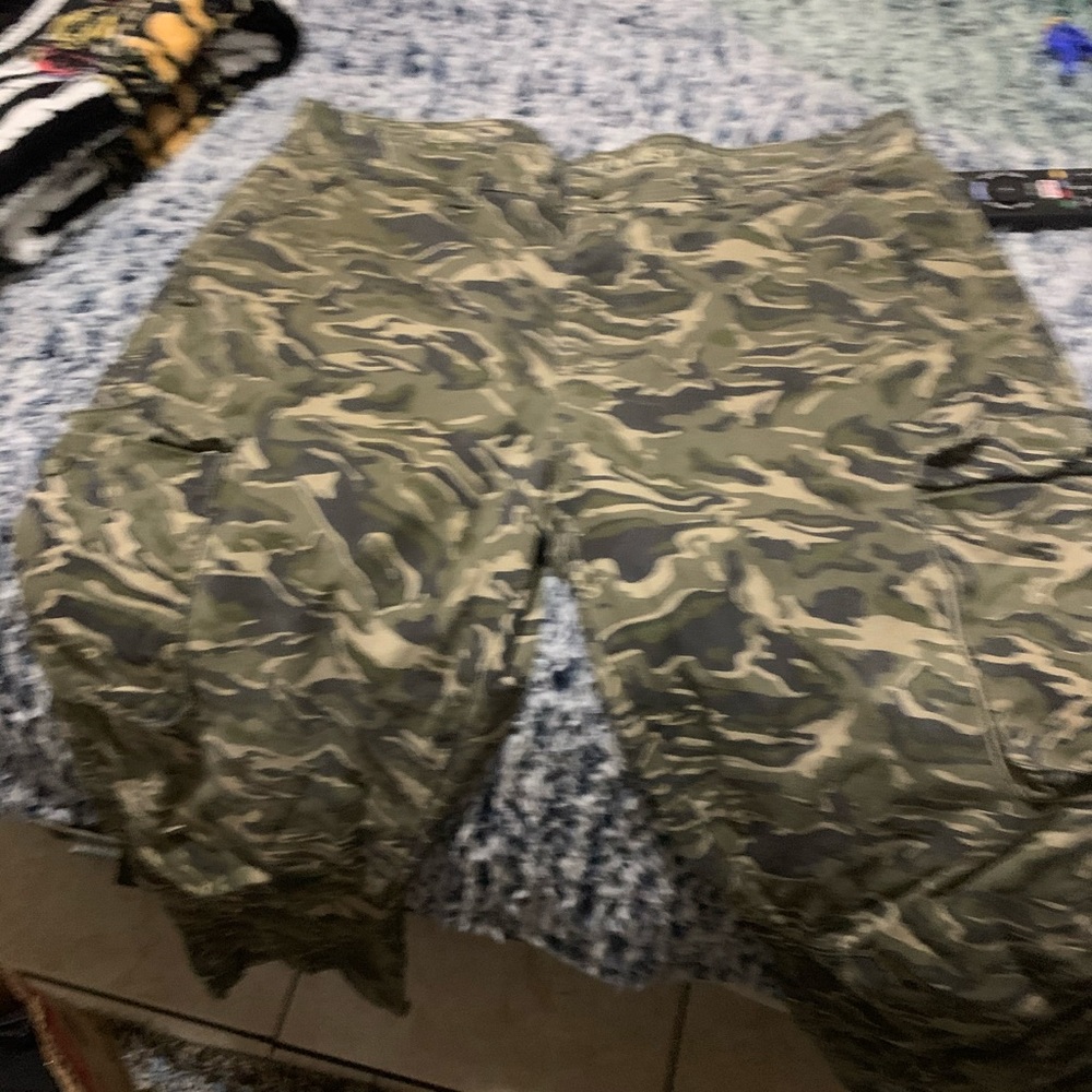 Camouflage cargo pants